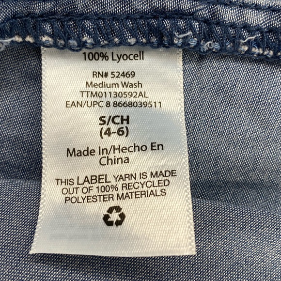 Maternity tencel blue long sleeve dress new with tags size small - Picture 4 of 9